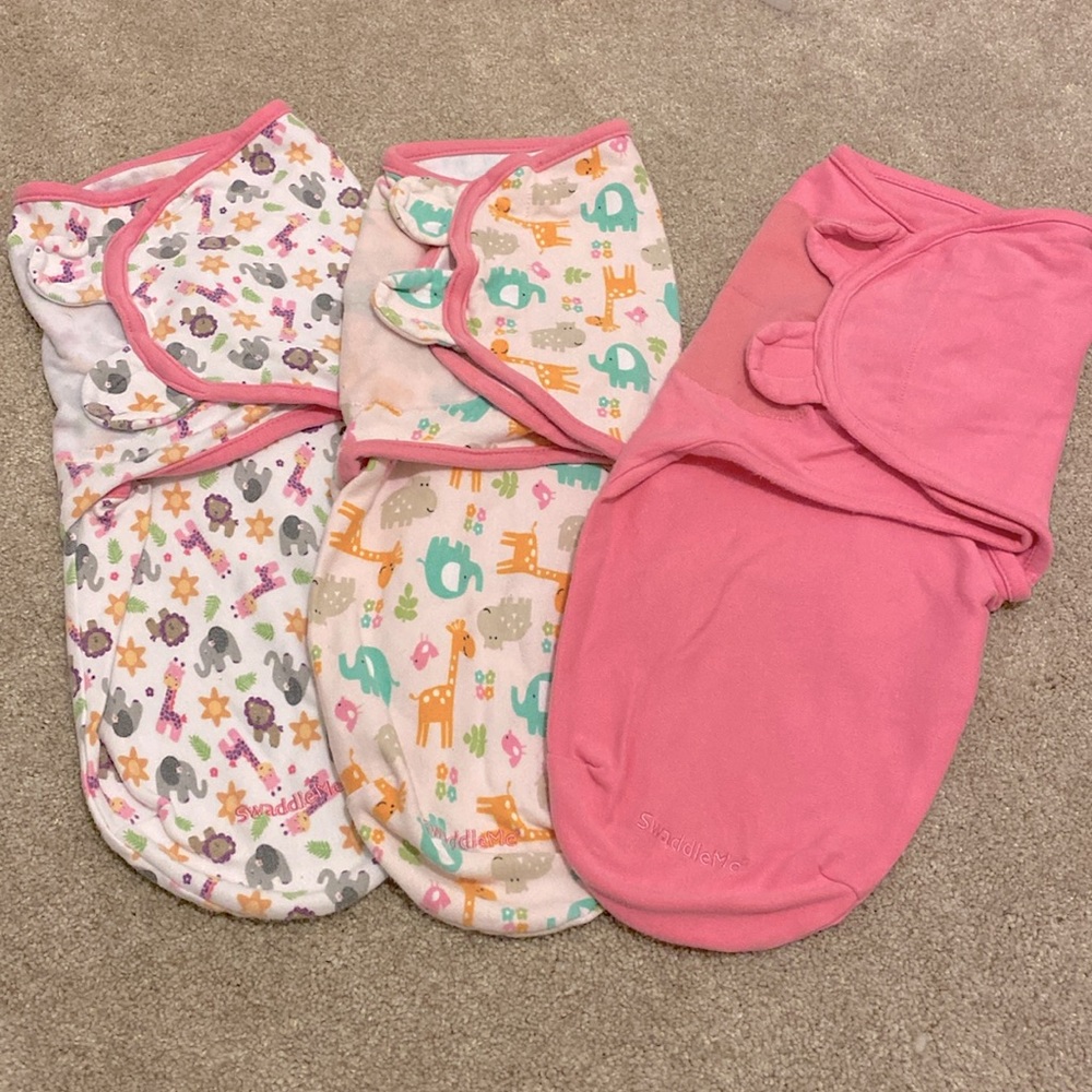 3 swaddleMe swaddles size small/medium